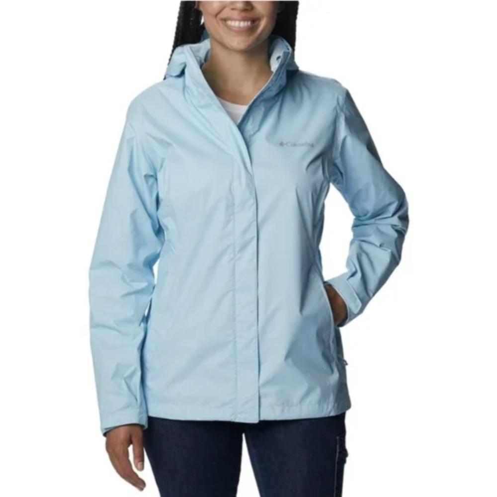 Columbia Womens Arcadia li Jacket lcy Morn Raincoat